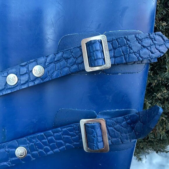 Hunter Festival Wellington Studded Tall Rain Boots - Size 8 - Picture 6 of 14